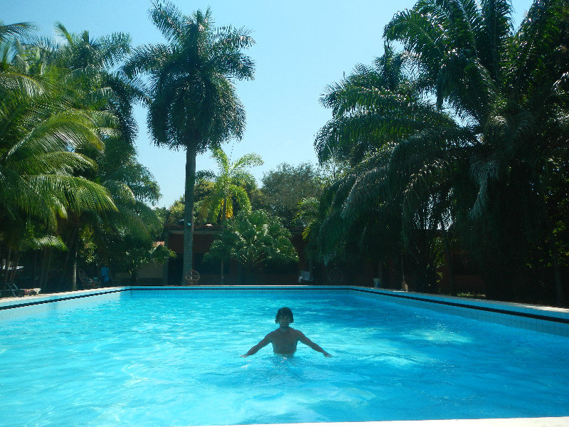 Swimming Pool at Hostal Ambaibo