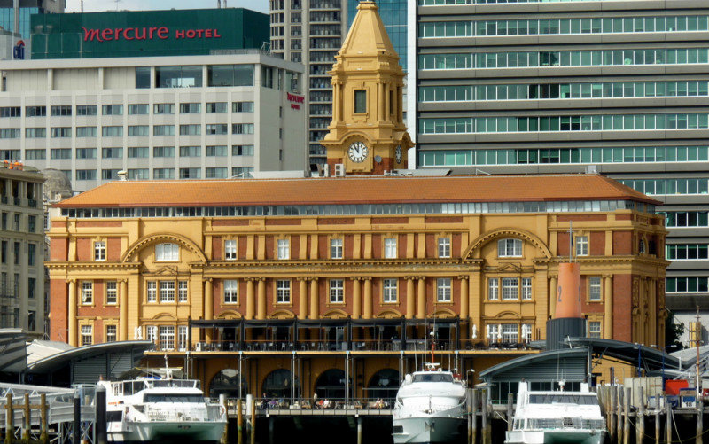 Original Auckland Ferry Harbor Building