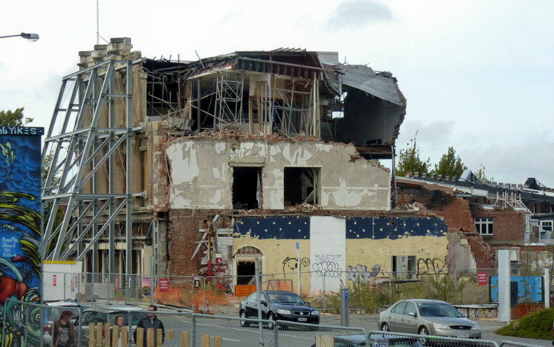 Buildings still to be demolished