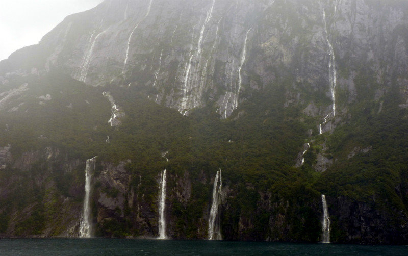 Mitre Peak Waterfalls