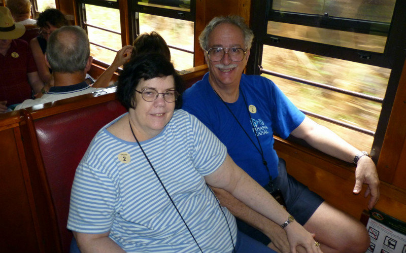 Janet & David on Kuranda Railway