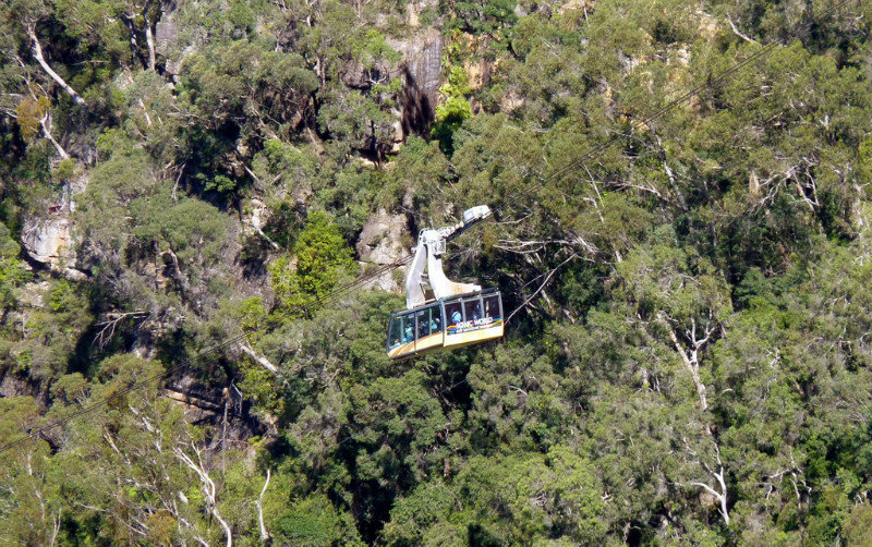 Cable Car ride at Scenic World