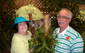 Janet & David with a live Koala