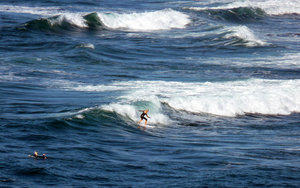 Surfer at Bells Beach