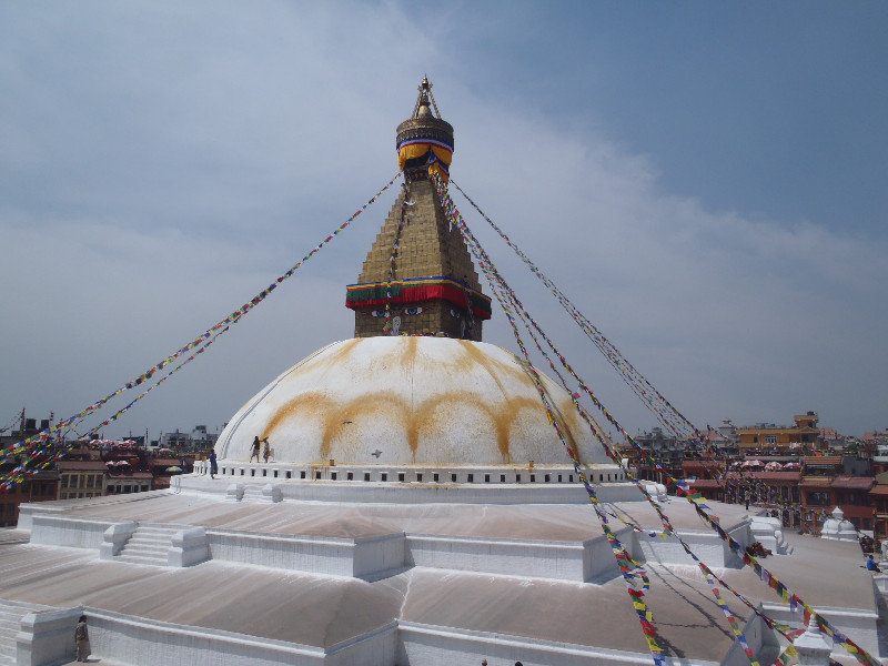 Tibetan Boudhanath Stupa in Kathmandu, a World Heritage Site