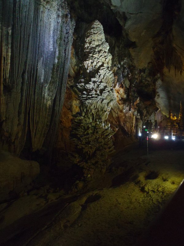 See people to the right for an idea of how HUGE these caves are