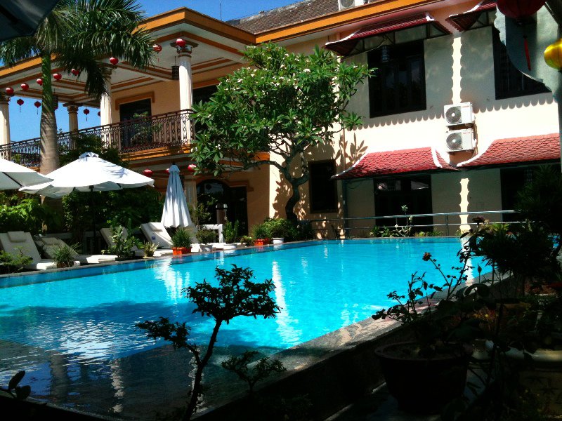 The luxury of a pool in Hoi An!