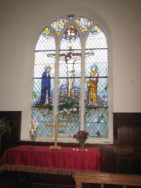 Stained Glass inside Laxfield