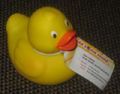 Won a duck... (great marketing tool!)