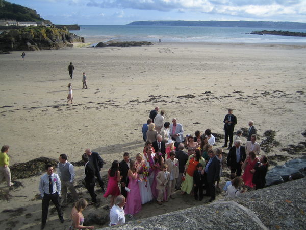 Unusual - wedding on the beach!