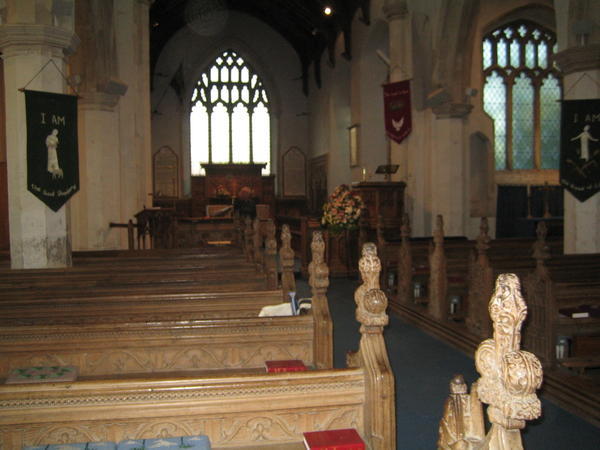 Inside Fressingfield Church