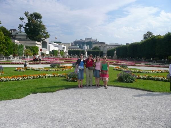 Mirabell Gardens and the Castle...