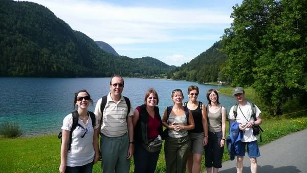 Lake Hintersteinersee with group...