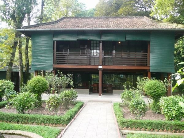 Ho Chi Minh's 'simple' house on stilts... 'man of the people'