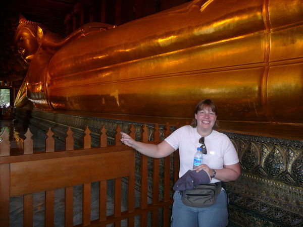 Me with the Sleeping Buddha