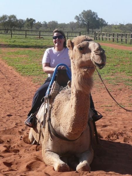 First time on a camel!