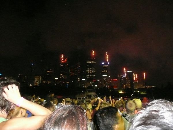 Fireworks on the city skyline!