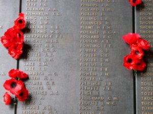 Part of the Roll of Honour
