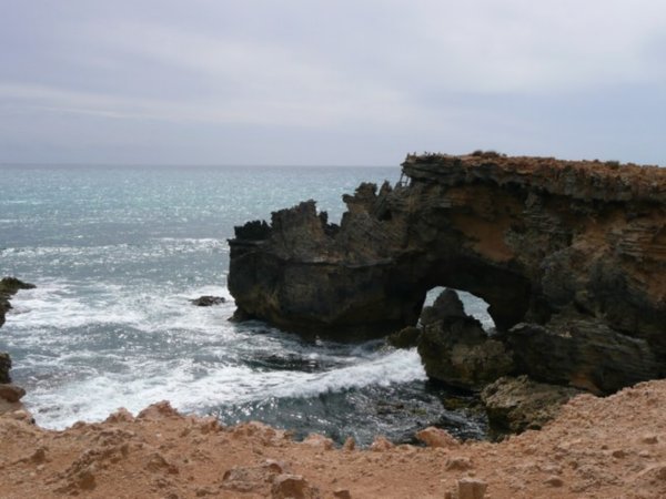 Rock looks like a shipwreck