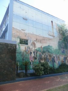 Wall Mural in town