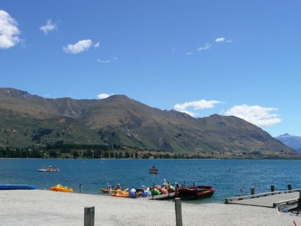 Lake Wanaka - soon after I as in there!