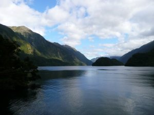 Last view of Doubtful Sound.