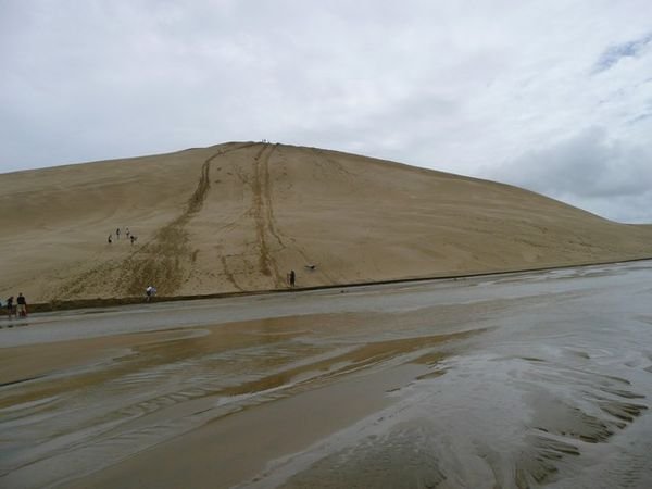 My first run down the sand-dunes