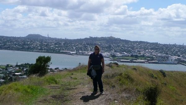 Me with Auckland in the distance
