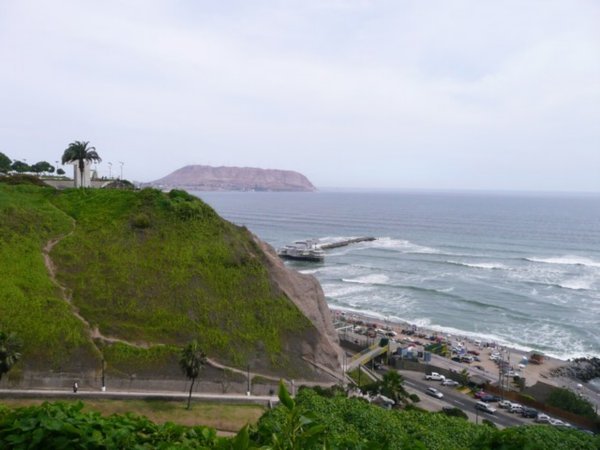 The coast from Miraflores