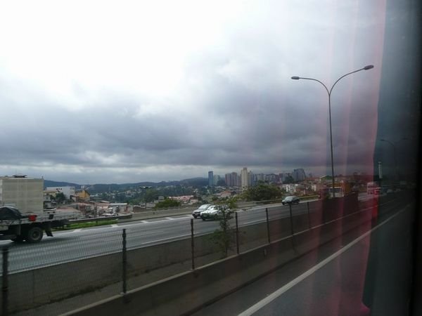 Sao Paulo skyline comes into view