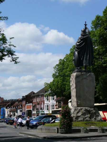 Winchester, the King Alfred Statue