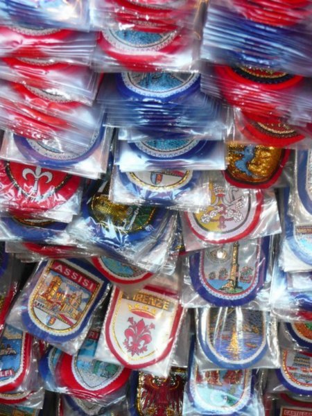 Cloth badges which I collect!