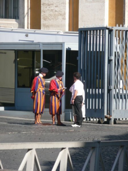 Swiss Guards at the Vatican
