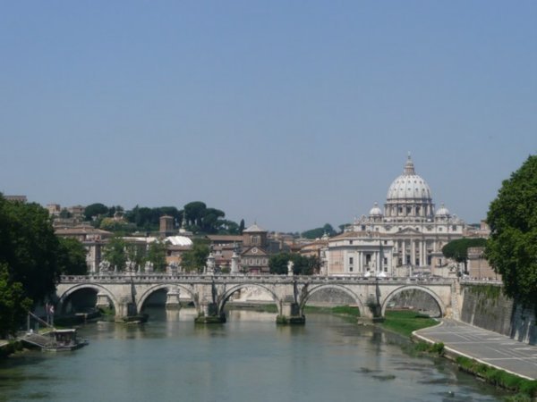 View back to Vatican