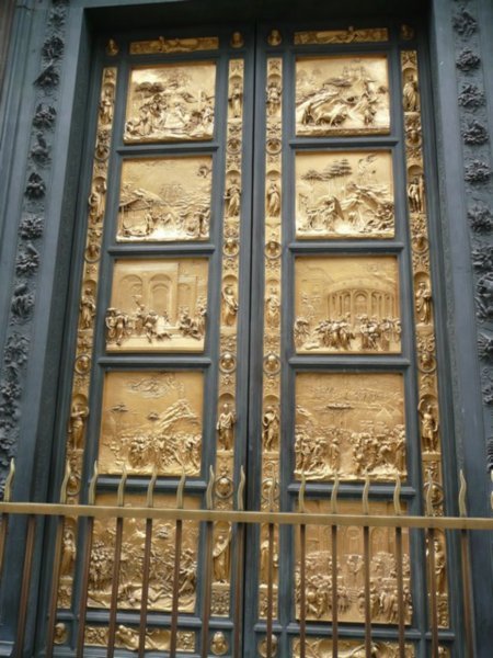 Famous bronze doorways