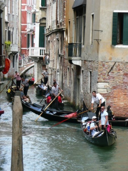 Venetian traffic jam!