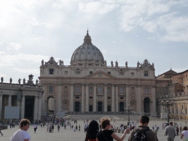 Afternoon stint in St Peter's Basilica