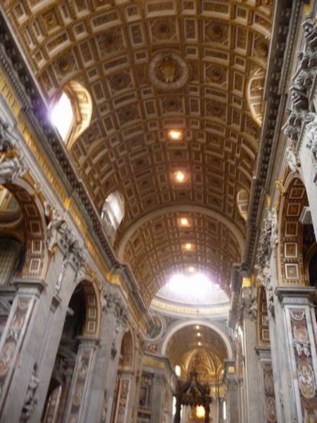 Ceiling of St Peter's Basilica