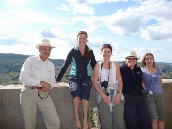 With Ludvik, Rachel, Helen & Paula at the top of the tower