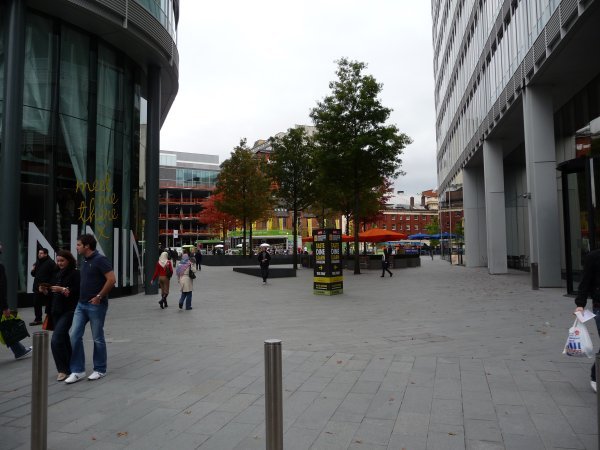 Redeveloped area of Manchester