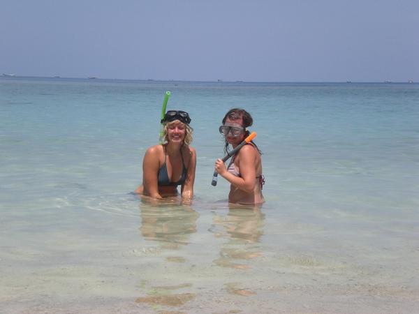 me and elise snorkeling