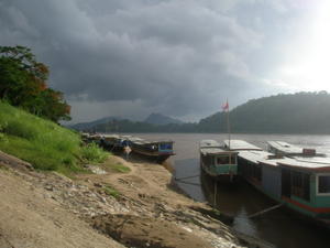 boats on the Mekong River