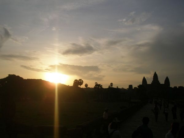 sunrise at Angkor Wat