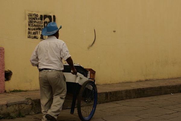 street vendor in San Cristobal