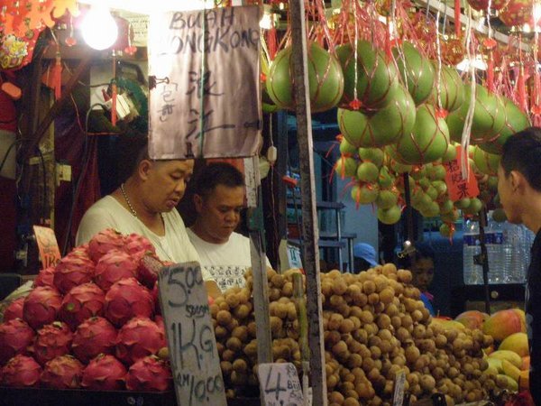 Market stall in Chinatown