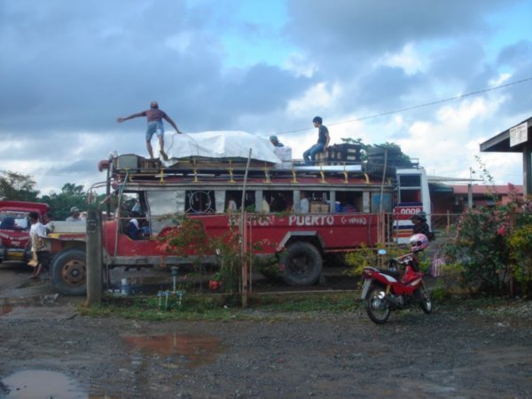 Our jeepney to Port Barton 