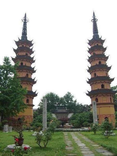 Twin Pagodas in Suzhou
