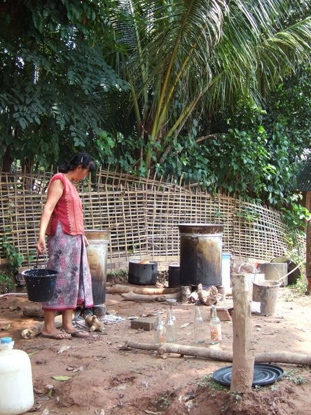 Local ladies making LaoLao