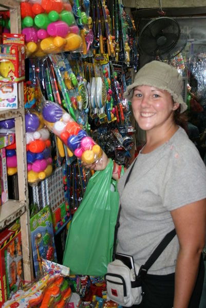 Shopping for the orphanage