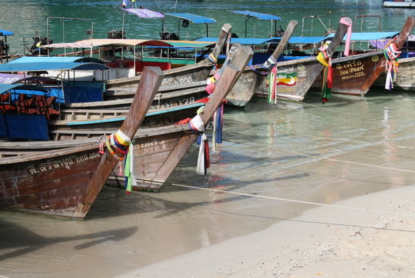Boats at Phi Phi